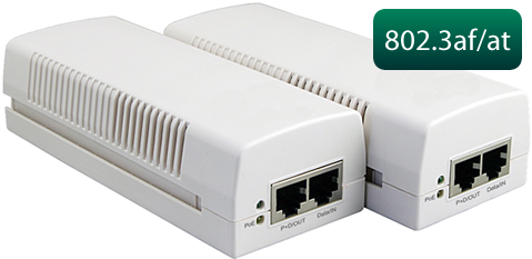 POE INJECTOR 30 W INDOOR - AC INPUT - US - Microlink